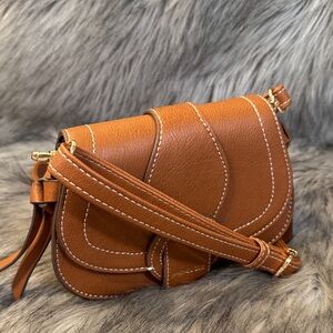 PRICE FIRM Rachel Zoe Chic Brown Faux Leather Crossbody/Belt Bag